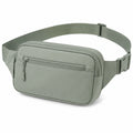 Sac banane 25 x 6 x 15 cm textile synthétique vert sauge réglable