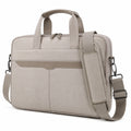 Sacoche ordinateur portable 15.6 pouces en tissu beige avec bandoulière réglable