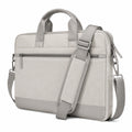 Sacoche pour ordinateur portable 40 x 8 x 30 cm textile gris à bandoulière réglable